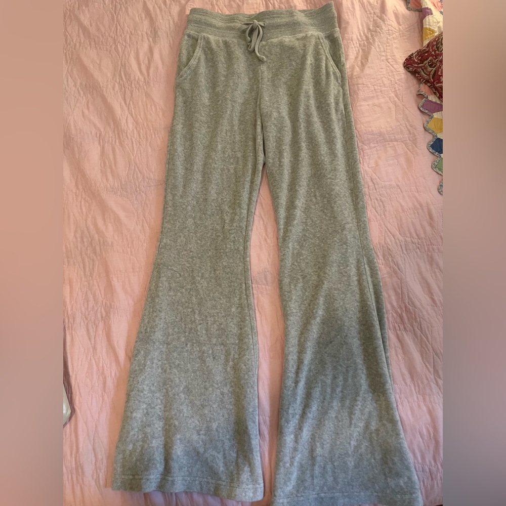 Aerie Flare Grey Sweatpants